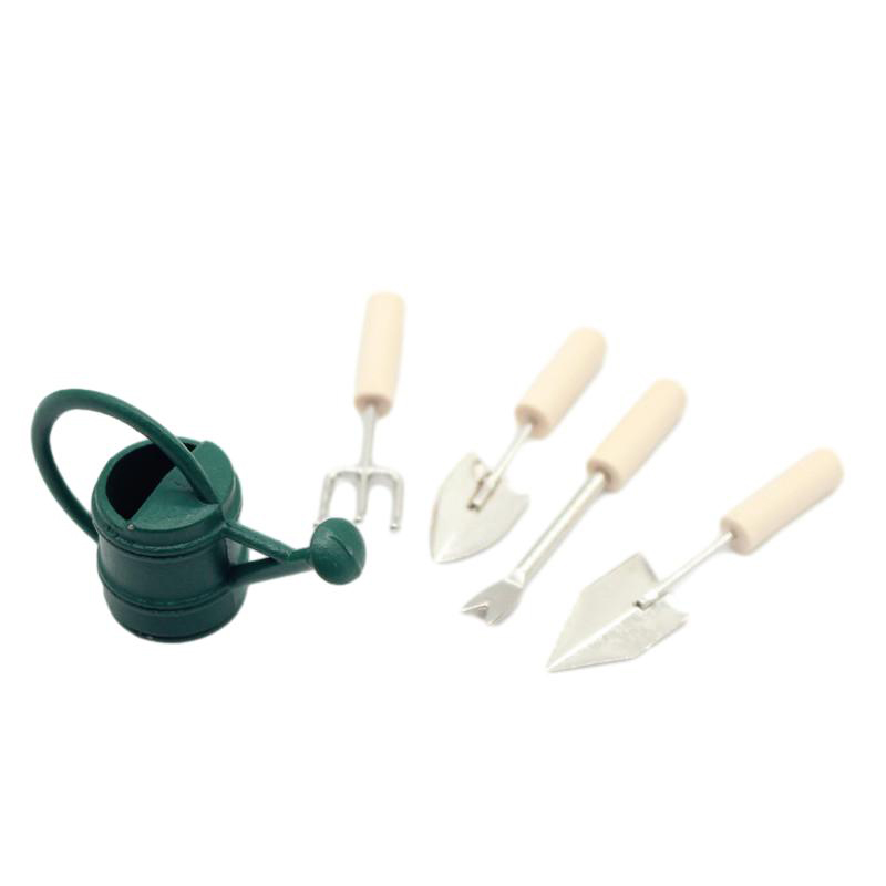 Gardening Tools Hoe - 1:12 Dollhouse Miniature Garden Tool Watering