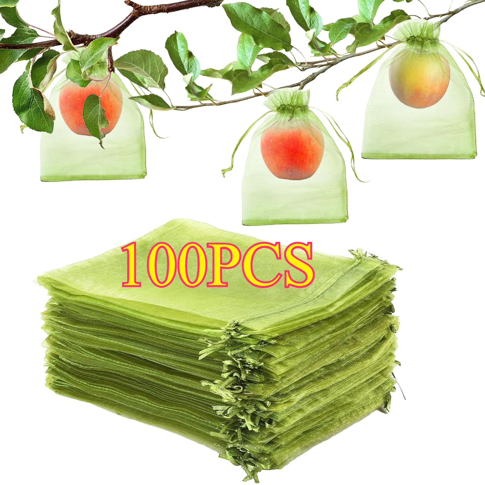 Grow Bags - Effective Anti-Bird Netting Fruit Protection Bags
