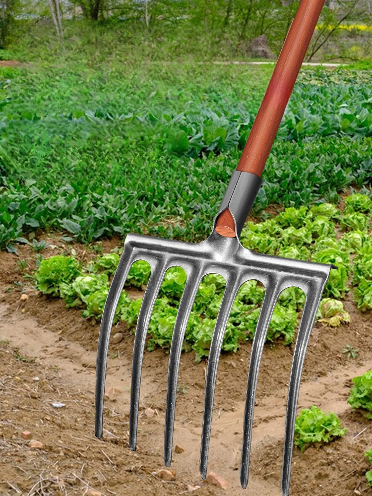 Soil Tilling Fork Farming Tool - Spade Digging Fork review and price