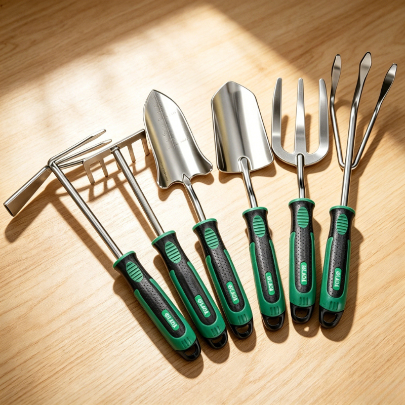 5Pcs Stainless Steel Garden Ha - Spade Digging Fork review and price