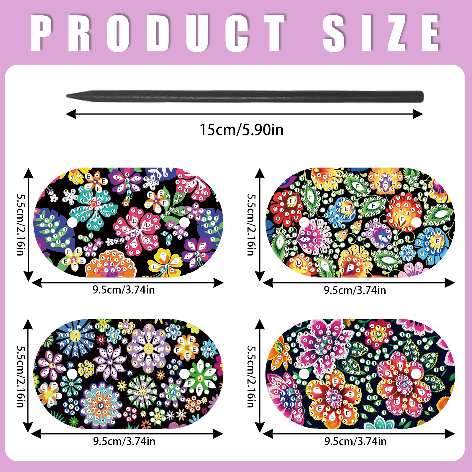 4Pcs Diamond Art Painting Elli - Gardening Tools Diy review and price