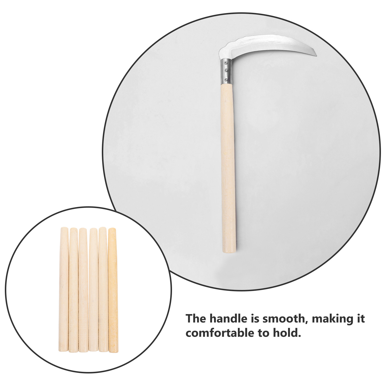 6Pcs Replacement Wooden Handle - Gardening Tools Hoe review and price