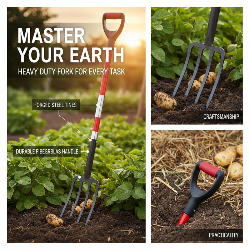 Spading Fork 45 in For Compost - Spade Digging Fork review and price