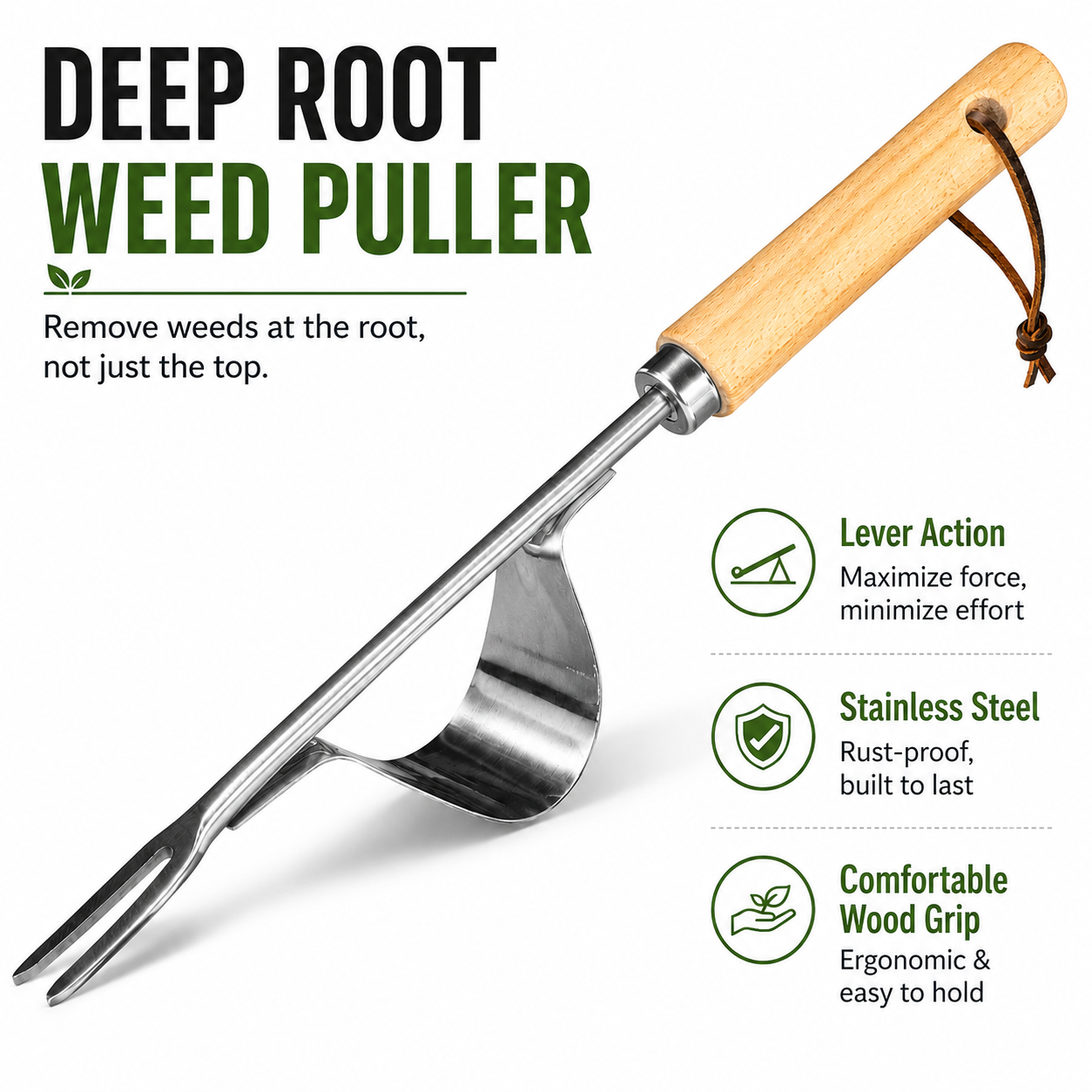 Manual Weed Remover, Stainless - Gardening Tools Hoe review and price