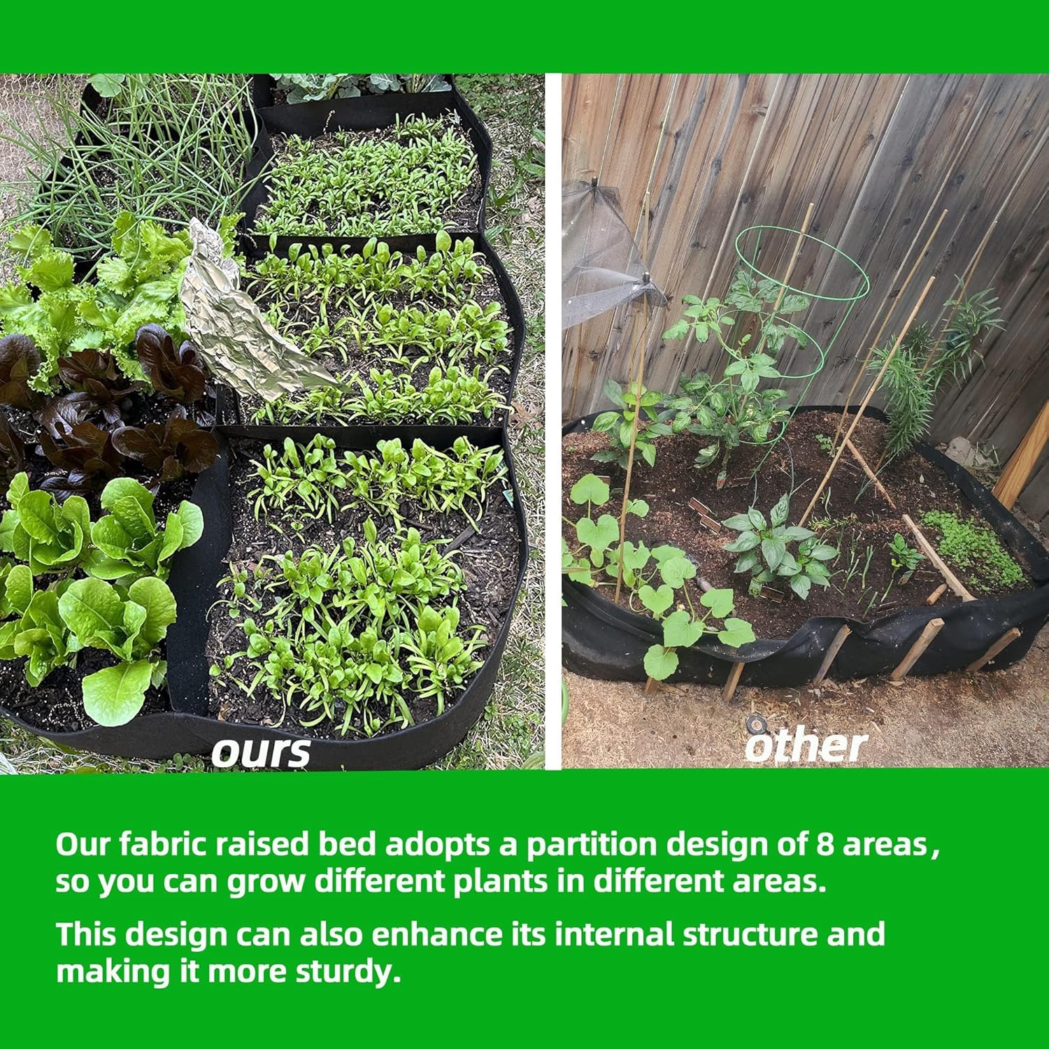 Fabric Raised Garden Bed, 2Pac - Grow Bags review and price