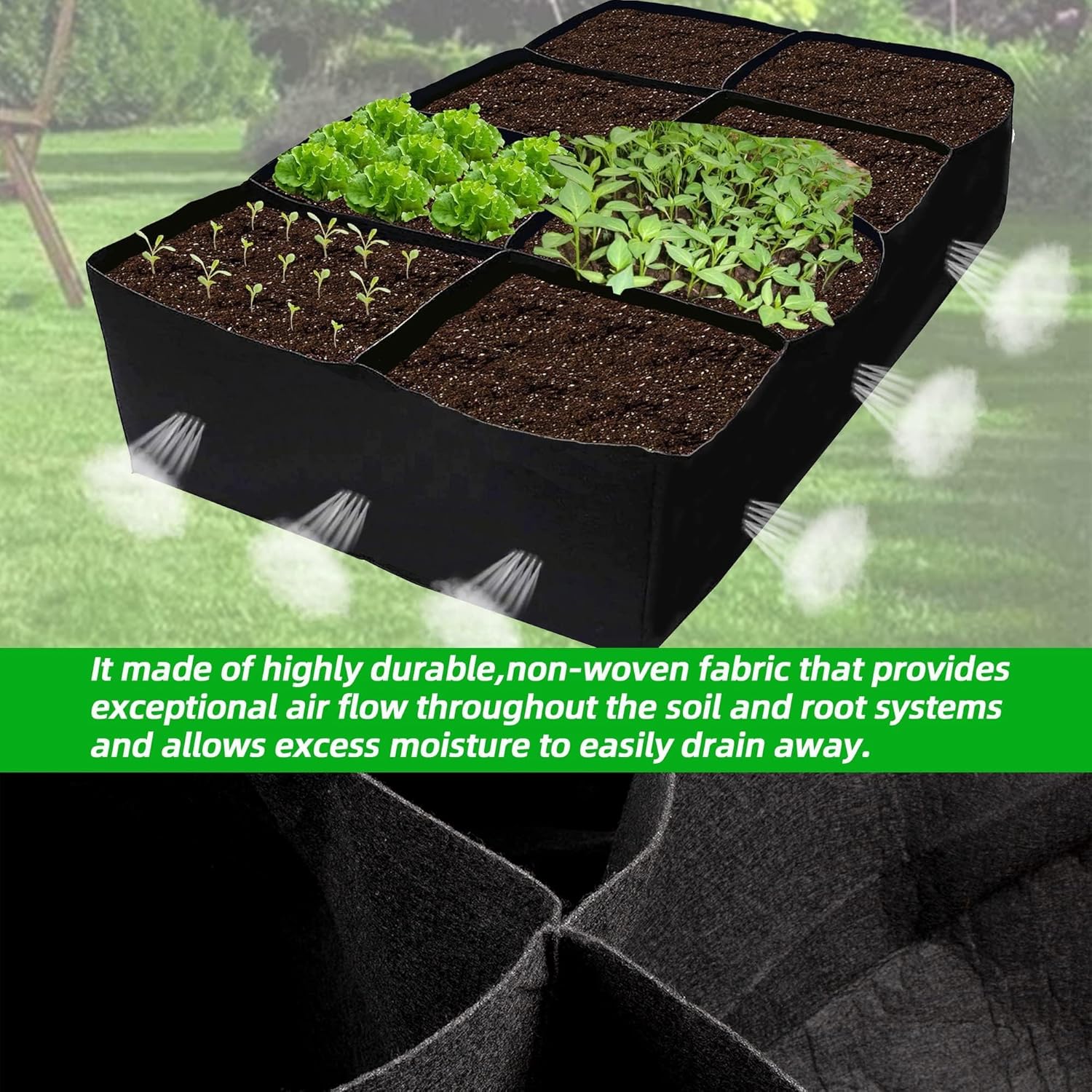 Fabric Raised Garden Bed, 2Pac - Grow Bags review and price