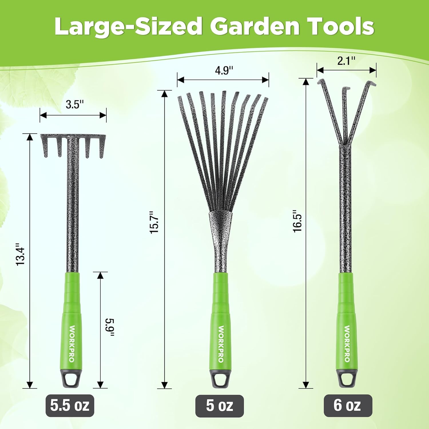 6-Piece Heavy Duty Garden Tool - Gardening Tools Hoe review and price