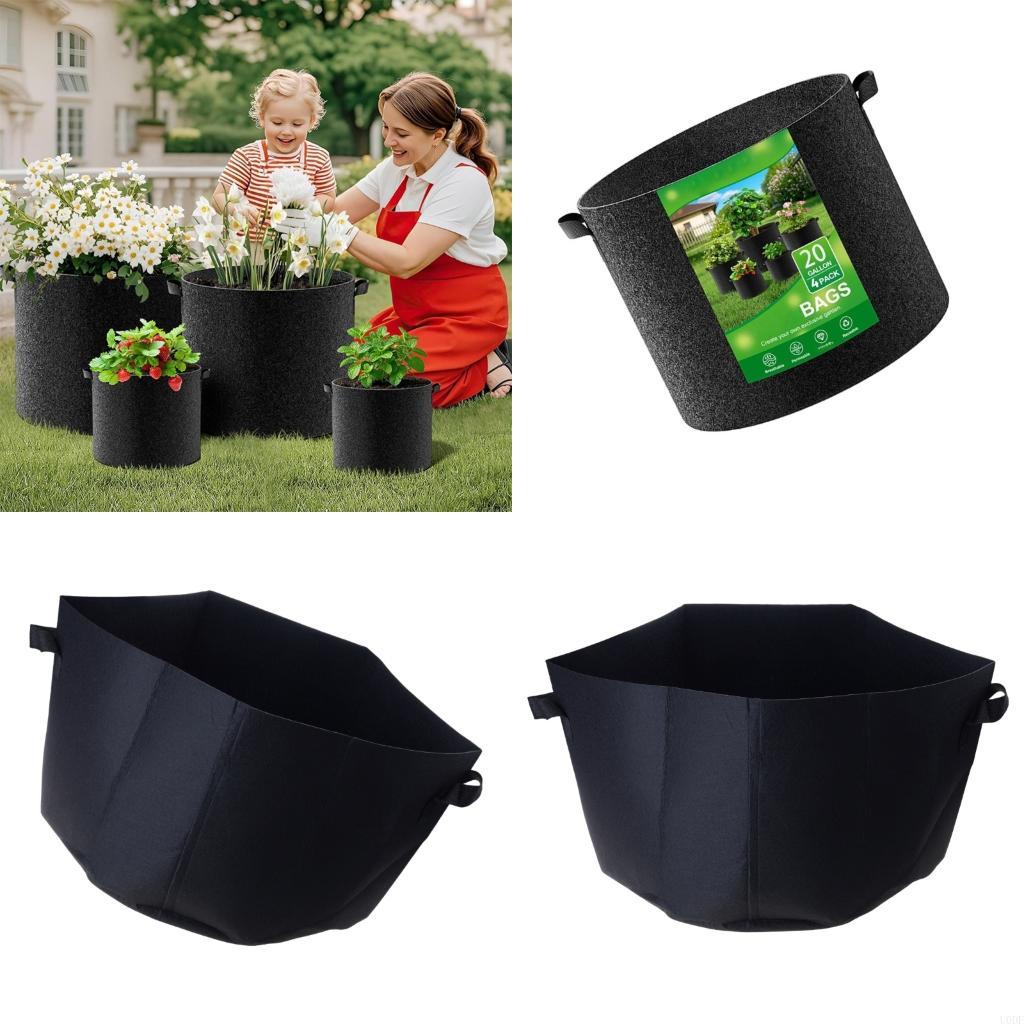   4x Reinforced Grow Pots Gard - Grow Bags review and price