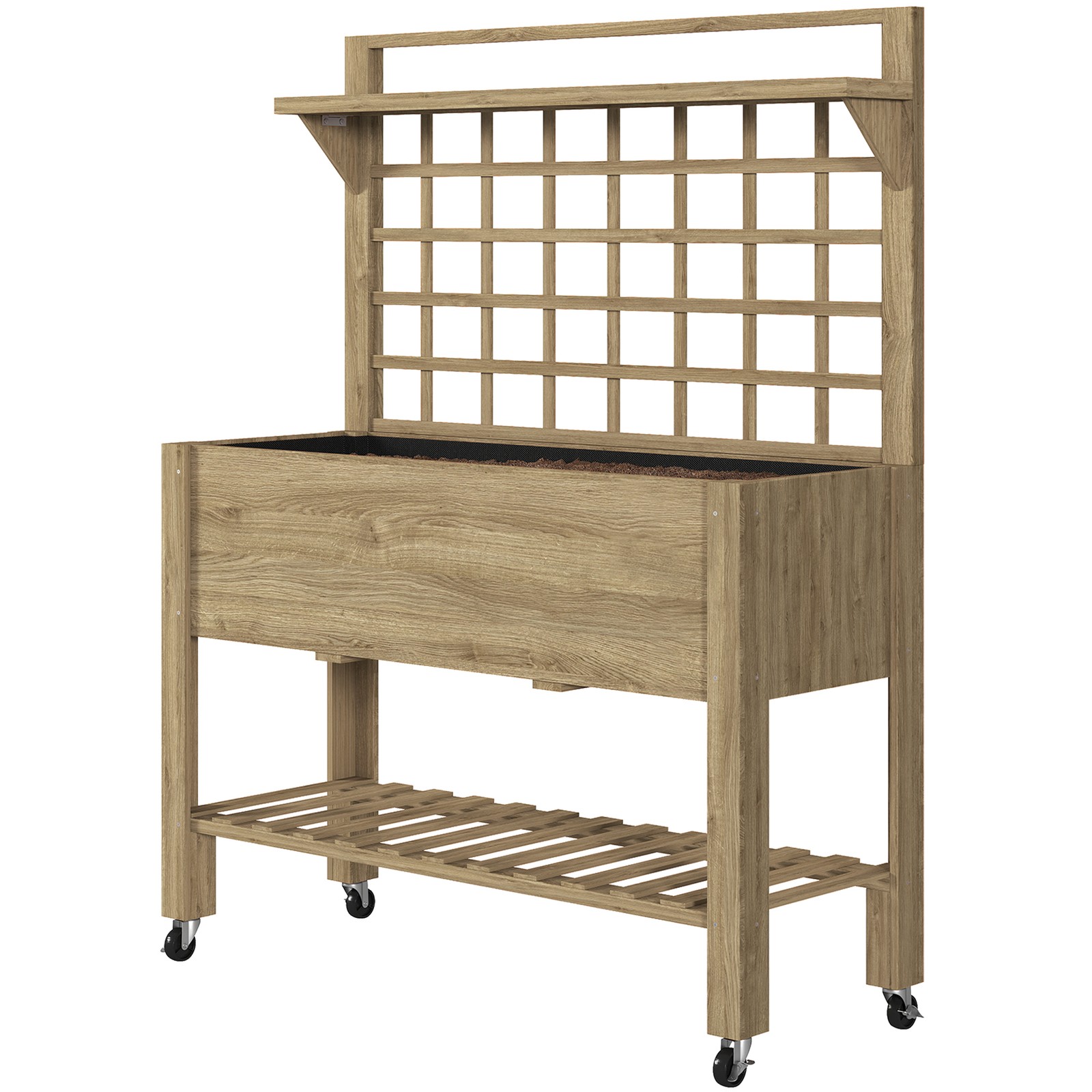 Outdoor Wooden Elevated Growin - Grow Bags review and price