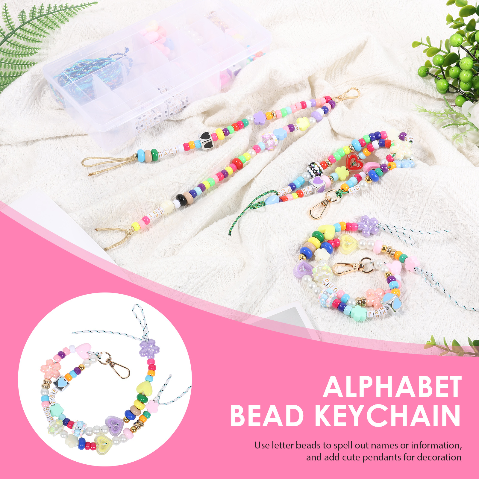 421PCS Beaded Keychain Making  - Gardening Tools Diy review and price