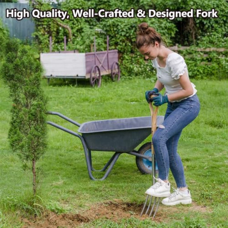 BerryandBird Garden Digging Fo - Spade Digging Fork review and price