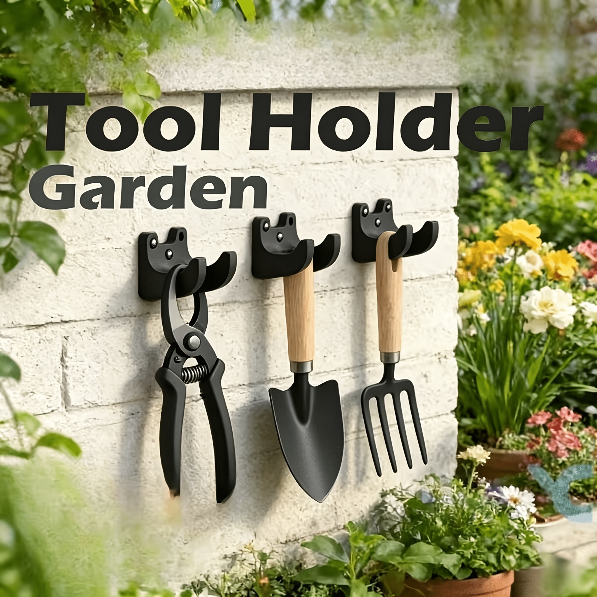 5pcs Garden Tool Storage Hooks - Gardening Tools Hoe review and price