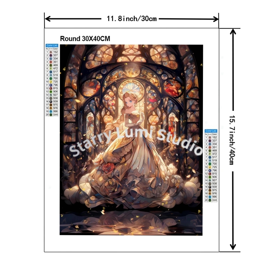 Cute Cinderella Castle 5D Full - Gardening Tools Diy review and price