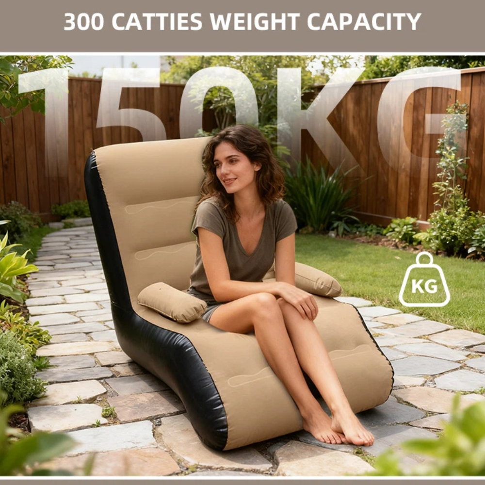 Inflatable Lounger Sofa with S - Grow Bags review and price