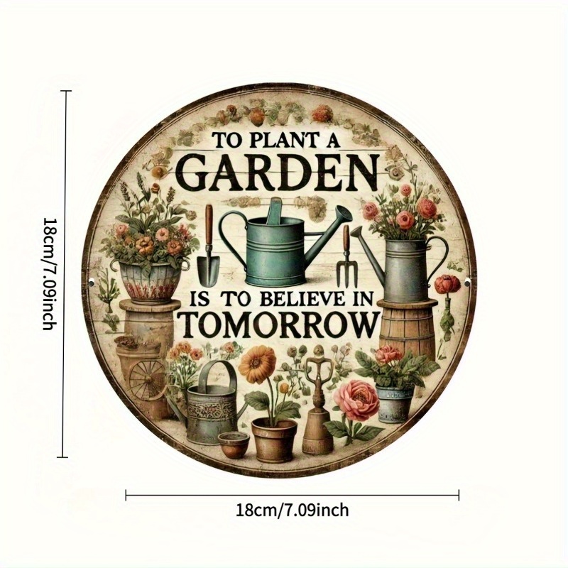 2D Flat, Rustic Farmhouse Wood - Gardening Tools Gifts review and price