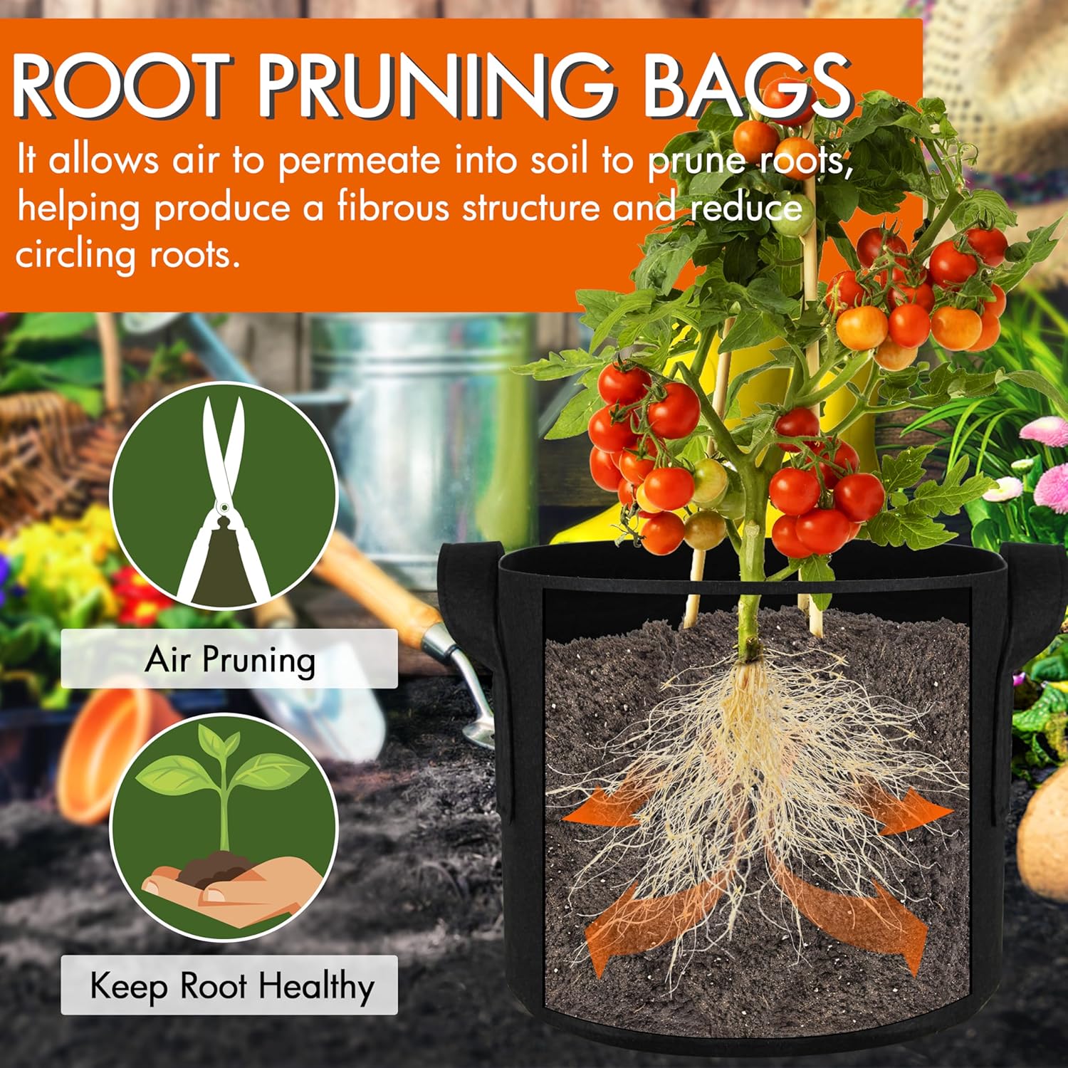 10-Pack 10 Gallon Grow Bags, 3 - Grow Bags review and price