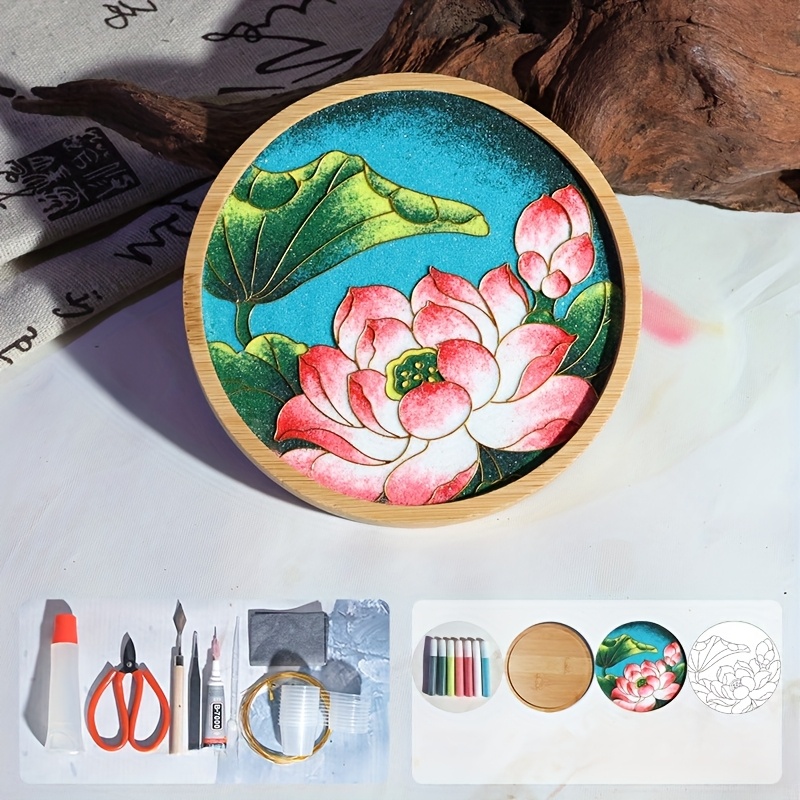 DIY Cloisonne  Kit Flower Moun - Gardening Tools Diy review and price