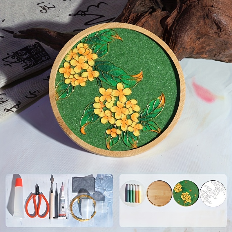 DIY Cloisonne  Kit Flower Moun - Gardening Tools Diy review and price